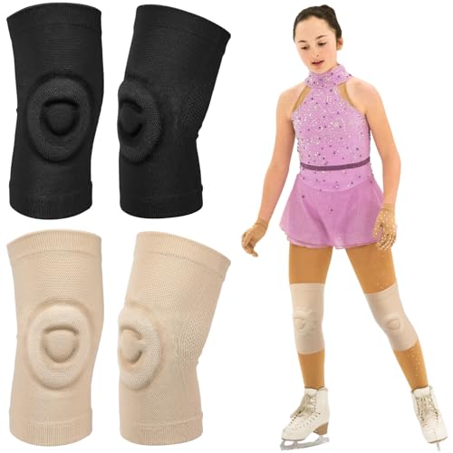 Shappy 2 Pair Knee Pads for Dancing Figure Skating - size: Medium