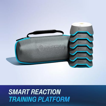 BlazePod Soccer Reaction Training Kit – 4 Smart Light Pods for Speed, Ball Control & Game IQ – Football Reflex Training for Players & Coaches – App Access Included - color: 6 Pods