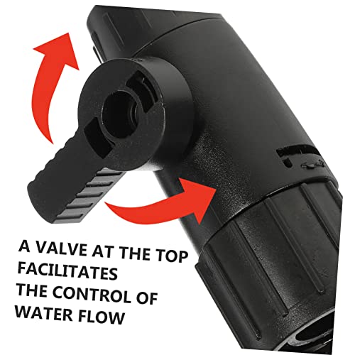 Levemolo Aquarium Water Control Valves Fish Tank Valve for Water Regulation Soft Hose Connector Easy Installation and High-Grade Material