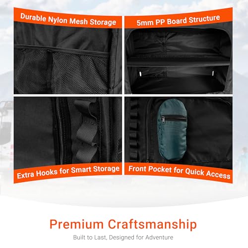 VANNCAMP Soft-Sided Overhead Storage Cabinet 48" - Space-Saving Organizer for Camper Vans, RVs, Mobile Homes | Vanlife Accessories