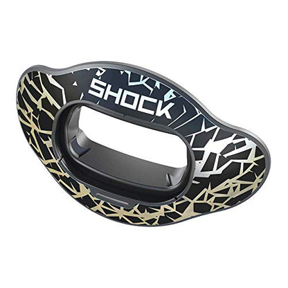 Shock Doctor 39-BLKSTT Interchange Mouthguard BLK SLVR Shattered OSFA-OSFA