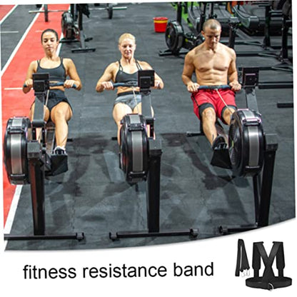 Sled Harness Tire Pulling Speed Resistance Power Belt Adjustable Weight Trainer with Pull Strap