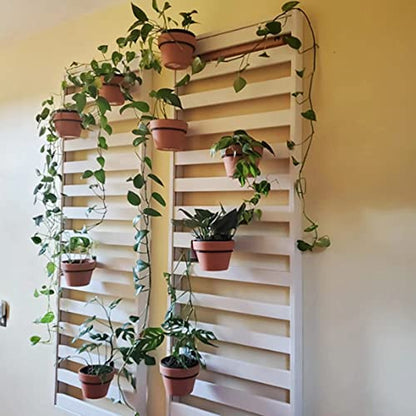 6 Pack 4 Inch Wall Flower Pot Holder Ring Plant Hanger, Metal Planter Hooks Wall Mounted Bracket Heavy Duty for Outdoor Indoor - size: 4 inch-6 Pack
