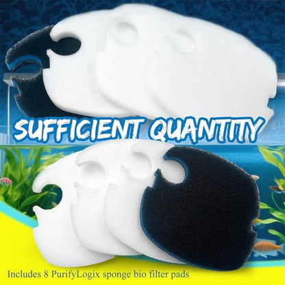 Replacement Sponges Filter Pad for Aquariums Canister Universals Air Impregnated Sheet Aquariums Replacement Media Fish Tanks Media