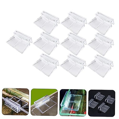 10pcs Aquarium Stand Acrylic Support Brackets Fish Tank Holding Rack Support Shelf for Aquarium Tank Supply