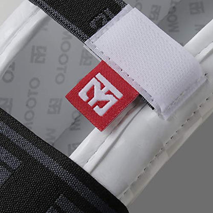 Mooto Korea Taekwondo Extera S2 Shin Protector Guard WT Logo MMA Martial Arts Kickboxing Karate Training Match Gym School Academy (Large(Length 26cm or 0.85 ft))