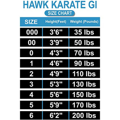 Karate Uniform for Kids & Adults Lightweight Student Karate Gi Martial Arts Uniform with Belt - size: 3 (5'3'' / 130lbs)
