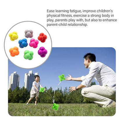 Fitness Balls Bounce Agility Reflexes Reaction Coordination Training Reaction Hexagon Agility Training - color: Blue