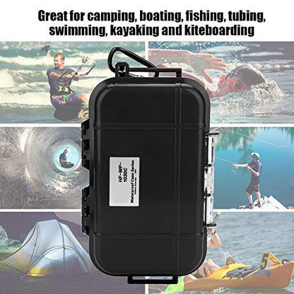 Joyzan Waterproof Storage Case, Outdoor Survival Shockproof Box Airtight Carry Floating Hard Shell Wet Dry Container Travel Sealed Organizer Marine Tool Carrying Protecting Boating Camping Fishing
