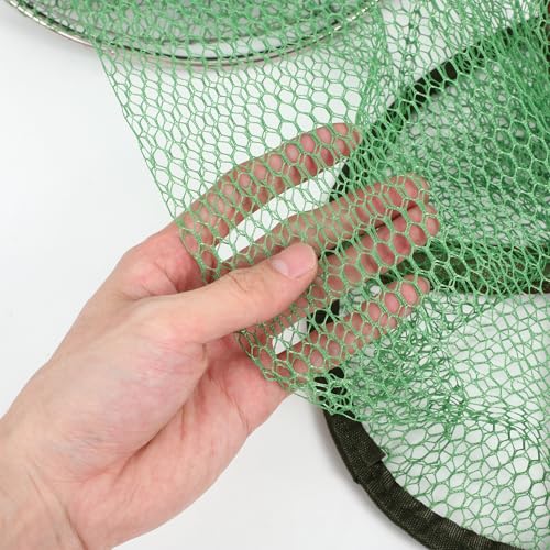 VILLCASE Thickened Portable Fishing Net Bag 25x2m Nano Double Steel Mesh Large Capacity Outdoor Fish Storage Net for Sea Fishing and Shrimp Catching