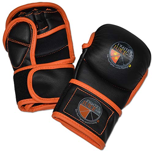FightersJuice Kids MMA Grappling Safety Sparring Training Gloves