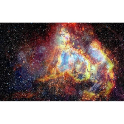 Outer Space Fish Tank Background Fantasy Alien Planet Nebula Galaxies Aquarium Background Stars Nebula Atmosphere Terrarium Backgrounds Outer Space Alien Planet Reptile Tank Backgrounds 60x24in - color: Brown_Red, size: 60(W)x24(H)inches/ 150(W)*60cm(H)