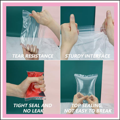 1000 Pcs- 14" x 20" Large Zip Bags for Storage - Reclosable Plastic Zip Poly Bags for Clothing, T-Shirts, Pants