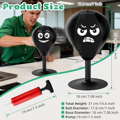 Desktop Punching Bag with Suction Cup, Upgraded Spring Desk Punching Bag