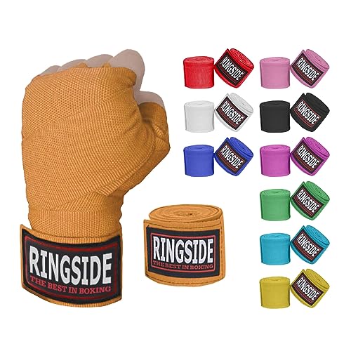 Ringside Mexican Style Boxing Hand Wraps 180" - color: Neon Orange, size: 1 Pair