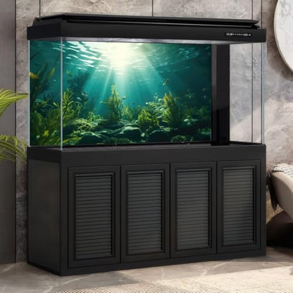 Aquarium Background Underwater Aquatic Plants Rocks Fish Tank Background Tropical Fish Sun Rays Landscapes Terrarium Backgrounds Undersea Rocks Green Seaweeds Reptile Tank Backgrounds Poster 30x12in - color: Green, size: 30(W)x12(H)in