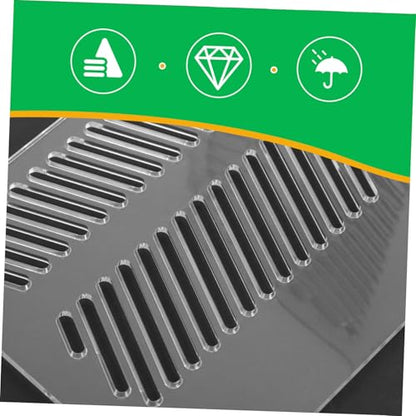 SUPVOX Aquarium Isolation Grid Plate Acrylic Fish Tank Divider Pump Guards Corner Fish Tank Partition Easy to Install