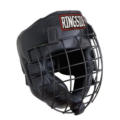 Ringside Safety Cage Boxing Headgear with Full Face - size: Large