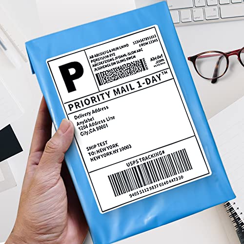 POLYSELLS 1000 pcs 6x9 Inches Blue Poly Mailers Shipping Envelopes, Strong Adhesive Sealing, Waterproof, and Tear-resistant Postal Mailing Bags for Clothing, Books, and Accessories