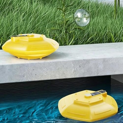 Rechargeable Bait Aerator - Floating Air Pump, Bait Bucket Aerator Pump for Oxygenating, Aquarium Boat Gear, Outdoor Garden Tool with Buoyant-Frame Design, Aerating Device for Aquatic Life Support
