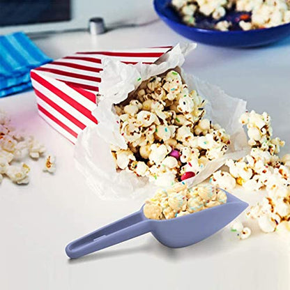 3 in 1Ice Scoop Set, Multi Purpose Plastic Kitchen Scoops Canisters, Ice Scooper for Freezer, Rice, Canisters, Flour, Dry Foods, Candy, Pop Corn, Coffee Beans and Pet Food
