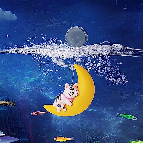 Floating Fish Tanks Decoration Diver Aquariums Landscaping Decorations Floating Ornament Cartoon Landscape