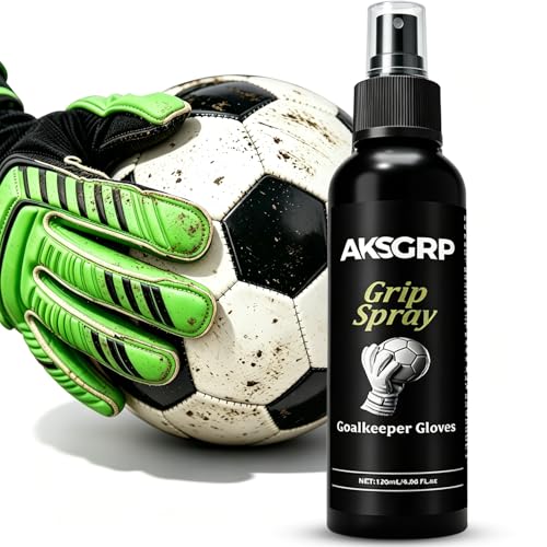 Goalkeeper Glove Grip Spray, Soccer Goalie Grip Enhancer for Latex Palms