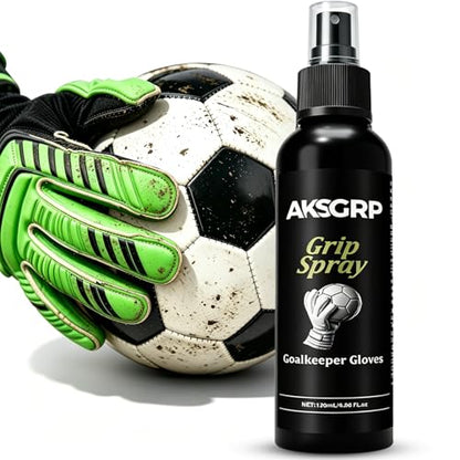 Goalkeeper Glove Grip Spray, Soccer Goalie Grip Enhancer for Latex Palms
