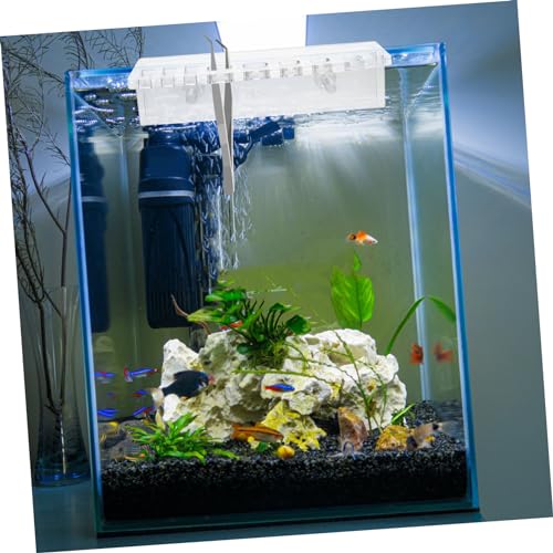 POPETPOP Aquarium Tool Rack Glass Holder Compact Storage Rack Garden Tool Organizer for Tank Maintenance