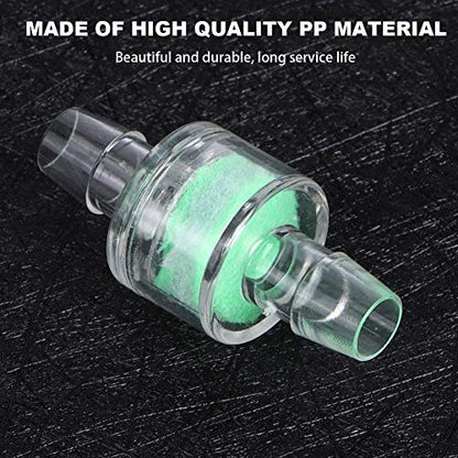 TOPINCN 10PCS ABS Aquarium Bio Filter Breeding Fry Betta Shrimp Green Aquarium Silicone Tube Filter Fish Hose Cleaning Filtration Su(8mm)