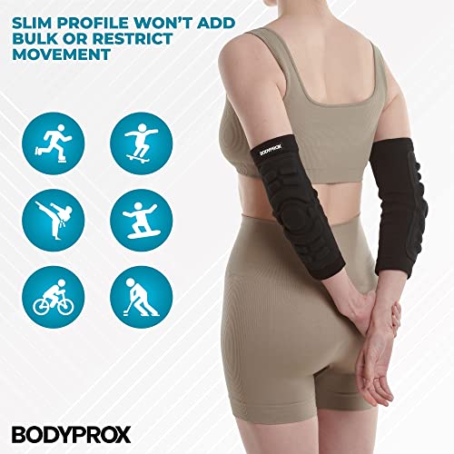 Bodyprox Elbow Protection Pads 1 Pair, Elbow Guard Sleeve - size: Large