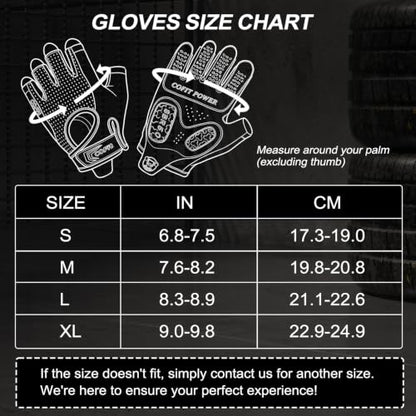 Workout Gloves for Men Women, Weight Lifting Gloves with 5MM Padded Palm, Non-Slip Gym Gloves, Fingerless Breathable Fitness Gloves for Training, Exercise, Pull Ups - size: X-Large