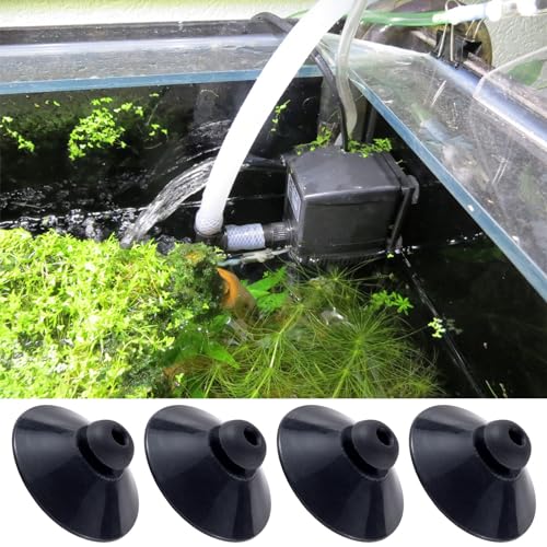 OIIKI 15PCS Fish Tank Suction Cup Clips, Black Aquarium Suction Cup Camp Clips for Fish Tank Attachments for Tank Pump, Overhead Line Tube, Fish Tank Aeration Setup - color: Black,15pcs