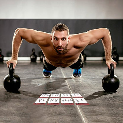 Kettlebell Workout Cards, Instructional Fitness Deck for Women & Men, Beginner Fitness Guide to Training Exercises at Home or Gym - style: Kettlebell