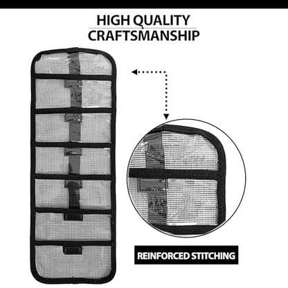 Sanhu 20" x 9", Saltwater Trolling Lure Bag, 3 Pcs Side Entry Design, for Saltwater Fishing Tackle Storage, Includes Multi-Compartment Organizer, Ideal for Offshore Fishing & Big Game Species