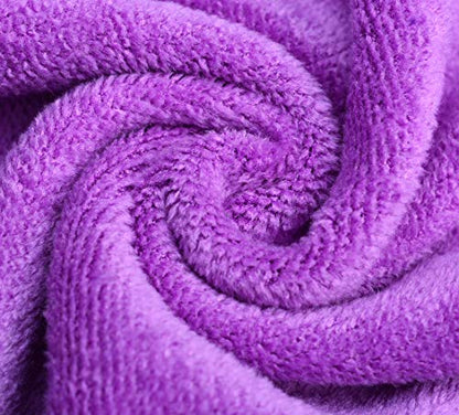 HOPESHINE Gyms Towels for Men & Women Microfiber Exercise Fitness Home Absorbent Sweat Yoga Towels Sports Towels Soft Fast Drying 16inch x32inch 3-Pack - color: Purple 3-pack