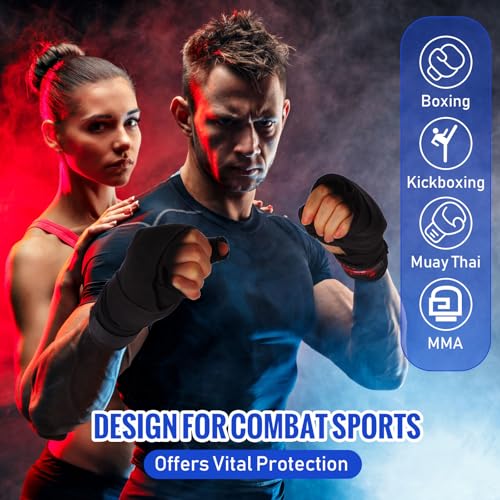 Jerify 15 Pairs Boxing Wraps Bulk for Hand 180‘' - color: Multicolor