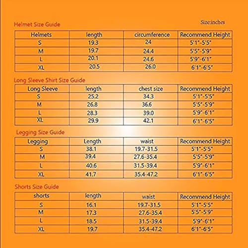 Body Safe Guard Padded Compression Shirts, Long Sleeve Shoulder Rib Chest Protector Suit for Football - size: Large