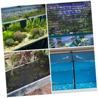 Toddmomy 4pcs Aquarium Divider Grid Plates for Betta Fish Prevent Jumping Create Separate Zones Fish Tanks Easy to Assemble Plastic Panels Cups Each