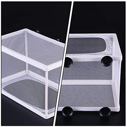 FOMIYES 3pcs Isolation Box Network for Fish Tank Small Fishing Net Suction Cup Fish Brooder