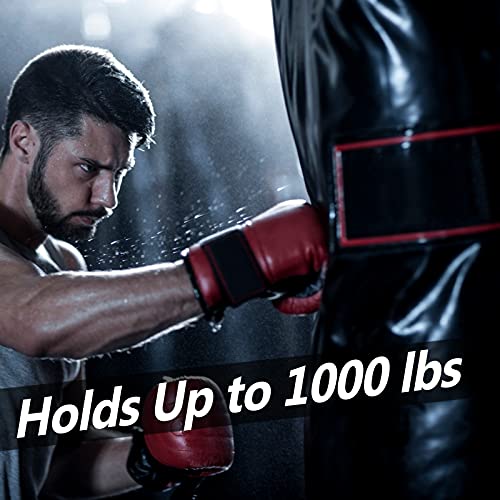 Eapele Heavy Bag Hanger, Punching Bag Mount for Ceiling 360° Swivel Wood Beam Holder for Boxing Bag, Heavy Bag, Gym Punching Bag, Speed Bag, Aerial Yoga Swing, Gymnastic Rings, Sandbag, Hammock