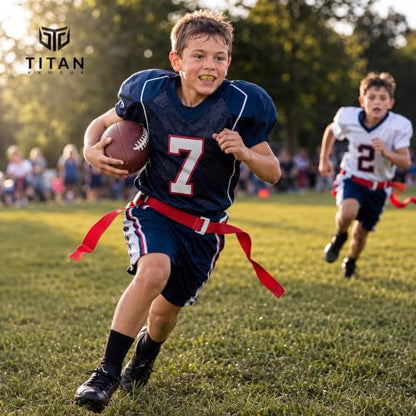 Mouth Guard Boxing, Dual-Layer Boil & Bite Mouthguard, Adult | Premium Dual-Layer | Case Included | Adult & Youth Custom-Fit Mouthpiece | Football, MMA, Hockey, Lacrosse, BJJ, Basketball - color: Solid Gold, size: Junior Under 11