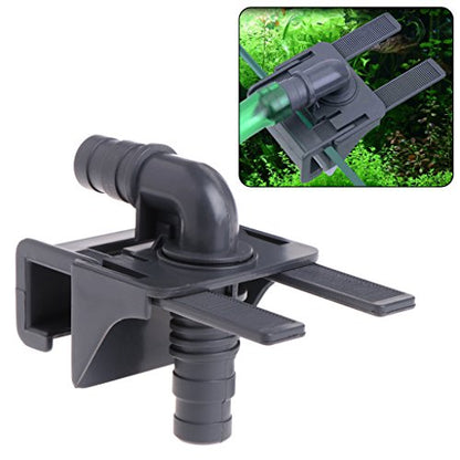 Jynqra Fish for Pipe Holder Stretchable Clamp Inlet Outlet Water Tube Fixed Clip Aquarium Hose Holder Easy to Inst
