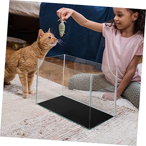 Happyyami 5pcs Fish Tank Insulated Cushion Pads Non-Skid Aquarium Mat for Stability and Heat Insulation Shock-Absorbing Design for Home and Desktop Use
