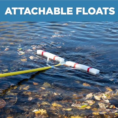 Jenlis Razer Rake Heavy Duty Collapsible Aluminum Lake Rake for Removal of Weeds, Leaves, & Floating Scum, Shoreline & Beach Landscaping Tool