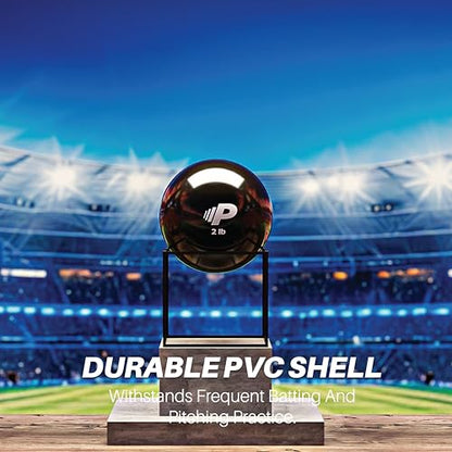 Premier Pitching Plyo Training Ball for Baseball and Softball | PVC shell plyo ball for warmups, arm care, command work, and throwing mechanics - size: 2lb
