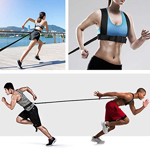 Resistance Training Rope Explosive Force Bounce Physical Training Resistance Rope Improving Speed, Stamina and Strength - color: 9.8FT Kit