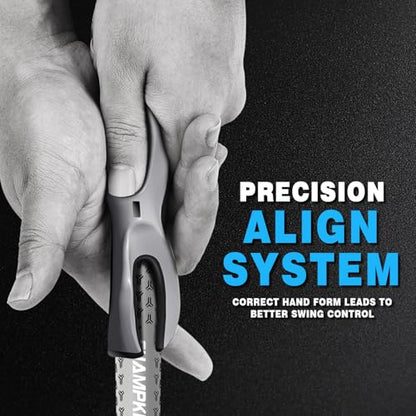 CHAMPKEY Professional Golf Grip Trainer - Perfect Golf Training Aid for Proper Hand Positioning and Grip - Suitable for Standard Size Golf Grip
