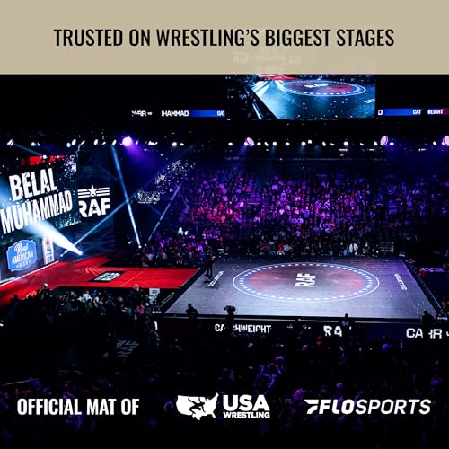 Dollamur Wrestling Mat for Home, 5'x10', Portable, Lightweight-Made in USA - color: Navy Blue
