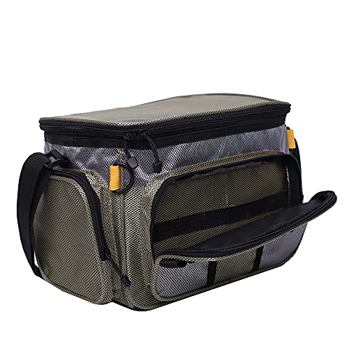 Fishing Tackle Bags Soft Side Fishing Tackle Box Storage Bag for Saltwater or Freshwater